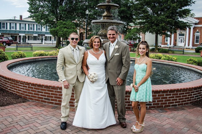 At the fountain onThe Circle in Georgetown