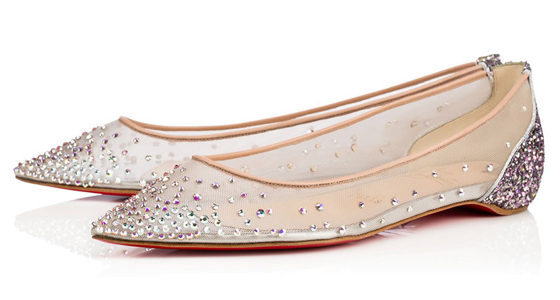 Christian Louboutin Follies Strass Flat. $995. Available at <a href="http://us.christianlouboutin.com/us_en/shop/women/follies-strass-flat.html">Christian Louboutin</a>.