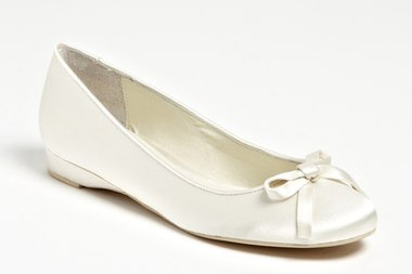 Menbur Bridal Flat. $112.95. Available at <a href="http://shop.nordstrom.com/s/menbur-bridal-flat/3511688?origin=category-personalizedsort&fashioncolor=IVORY">Nordstrom</a>.