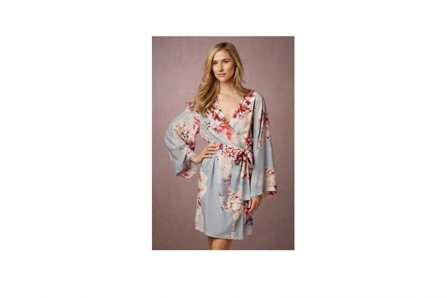 7. Matching Robes
These matching floral robes will be adorable for getting ready photos. 
Botanic Garden Robes, $68, www.bhldn.com
